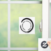 ロゴパーソナライズされた車マグネット ウィンドウサイン (ホーム)