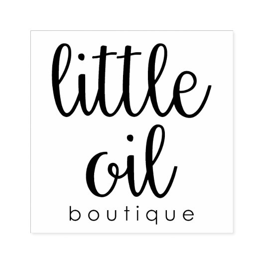 ロゴパーソナライズされた ラバースタンプ (インプリント)