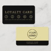 ロゴパーソナライズされた- ロイヤリティカード (正面/裏面)