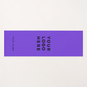ロゴパープルネーム会社プロモーションインスタグラム ヨガマット (正面(横))