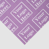 ロゴヒアテンプレートラベンダーティッシュペーパー 薄葉紙 (詳細)