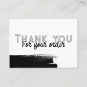 ロゴヒップスター付きアーバンホワイトありがとうございま 名刺 (正面)