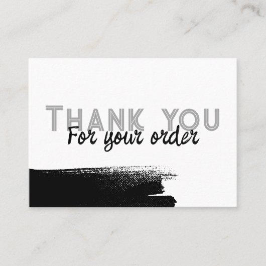 ロゴヒップスター付きアーバンホワイトありがとうございま 名刺 (正面)