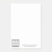 ロゴビジネスのプロモーションの追加シンプル方法 ポストイット (正面)