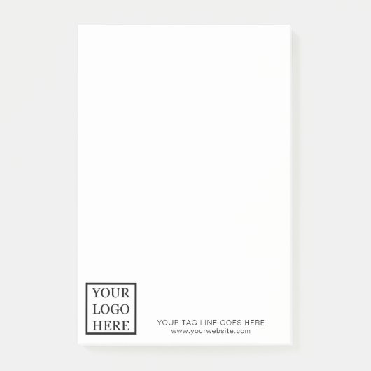 ロゴビジネスのプロモーションの追加シンプル方法 ポストイット (正面)