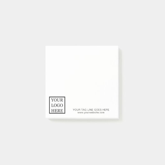 ロゴビジネスのプロモーションを3時間365日追加 ポストイット (正面)