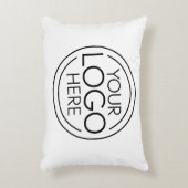 ロゴビジネスのミニマル企業のリストのモダン追加 アクセントクッション (正面(垂直))