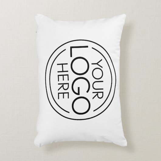 ロゴビジネスのミニマル企業のリストのモダン追加 アクセントクッション (正面(垂直))