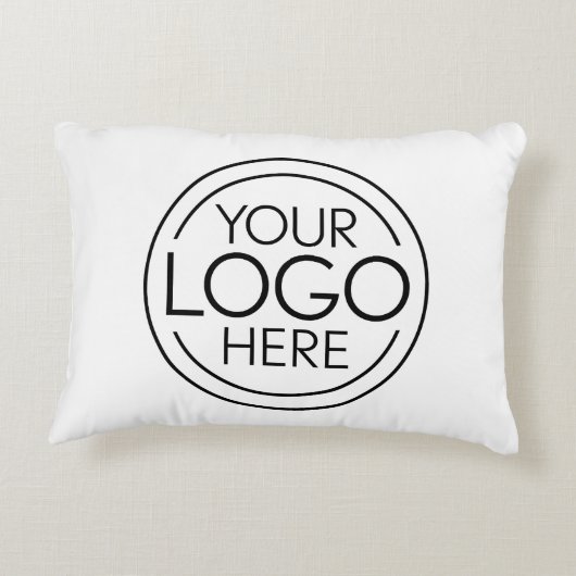 ロゴビジネスのミニマル企業のリストのモダン追加 アクセントクッション (裏面)