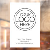 ロゴビジネスのミニマル企業のリストのモダン追加 ウィンドウサイン (シート2)