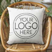 ロゴビジネスのミニマル企業のリストのモダン追加 クッション