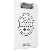 ロゴビジネスのミニマル企業のリストのモダン追加 クリップボード (右)