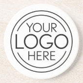 ロゴビジネスのミニマル企業のリストのモダン追加 コースター (正面)