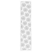 ロゴビジネスのミニマル企業のリストのモダン追加 ショートテーブルランナー (正面)