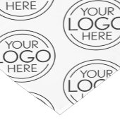 ロゴビジネスのミニマル企業のリストのモダン追加 ショートテーブルランナー (コーナー)