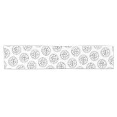 ロゴビジネスのミニマル企業のリストのモダン追加 ショートテーブルランナー (横)