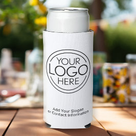 ロゴビジネスのミニマル企業のリストのモダン追加 スリム缶クーラー