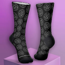 ロゴビジネスのミニマル企業のリストのモダン追加 ソックス