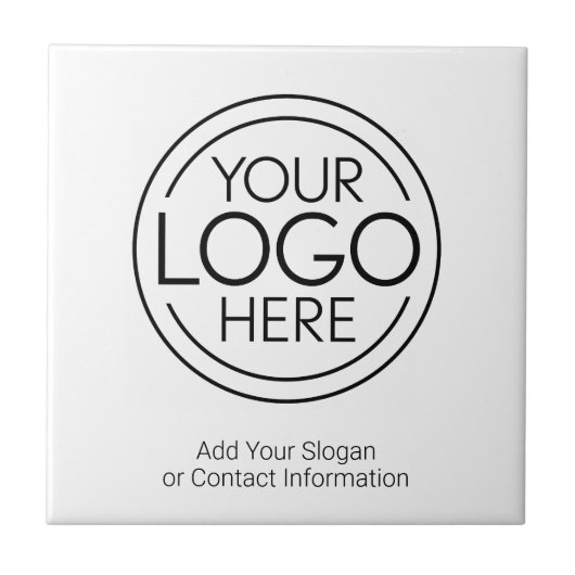 ロゴビジネスのミニマル企業のリストのモダン追加 タイル (正面)