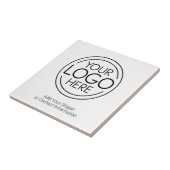 ロゴビジネスのミニマル企業のリストのモダン追加 タイル (側面)