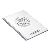 ロゴビジネスのミニマル企業のリストのモダン追加 ノートブック (右側)