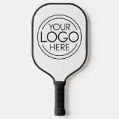 ロゴビジネスのミニマル企業のリストのモダン追加 ピックルボールラケット (正面)