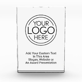 ロゴビジネスのミニマル企業のリストのモダン追加 フォトブロック