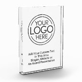 ロゴビジネスのミニマル企業のリストのモダン追加 フォトブロック (左)