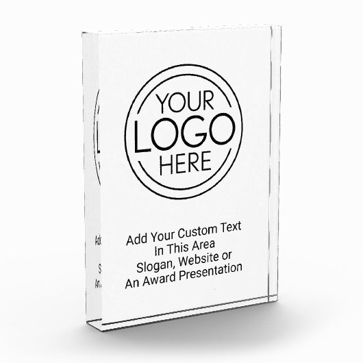 ロゴビジネスのミニマル企業のリストのモダン追加 フォトブロック (左)