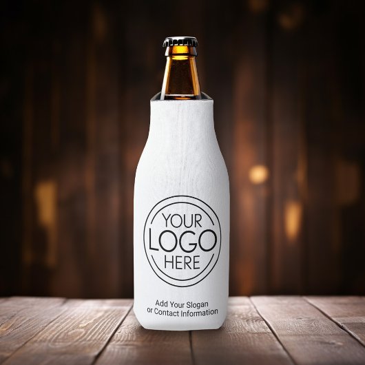 ロゴビジネスのミニマル企業のリストのモダン追加 ボトルクーラー