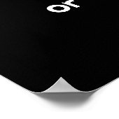 ロゴビジネスのミニマル企業のリストのモダン追加 ポスター (角)