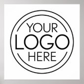 ロゴビジネスのミニマル企業のリストのモダン追加 ポスター (正面)