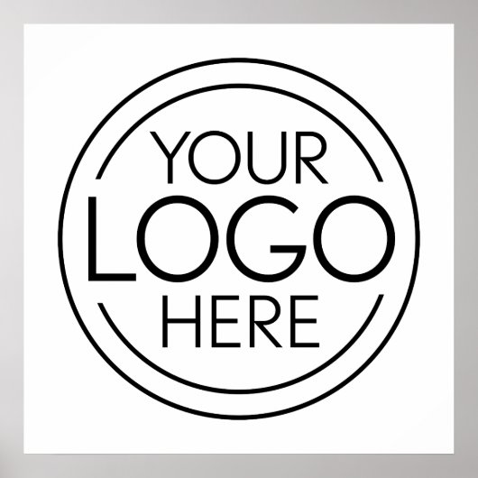 ロゴビジネスのミニマル企業のリストのモダン追加 ポスター (正面)