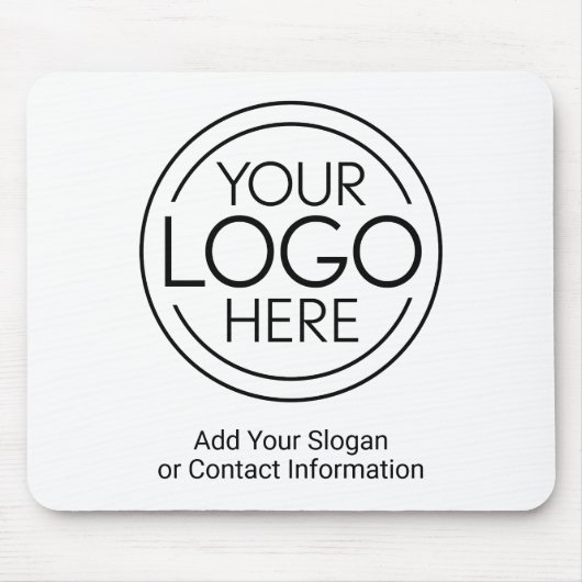 ロゴビジネスのミニマル企業のリストのモダン追加 マウスパッド (正面)