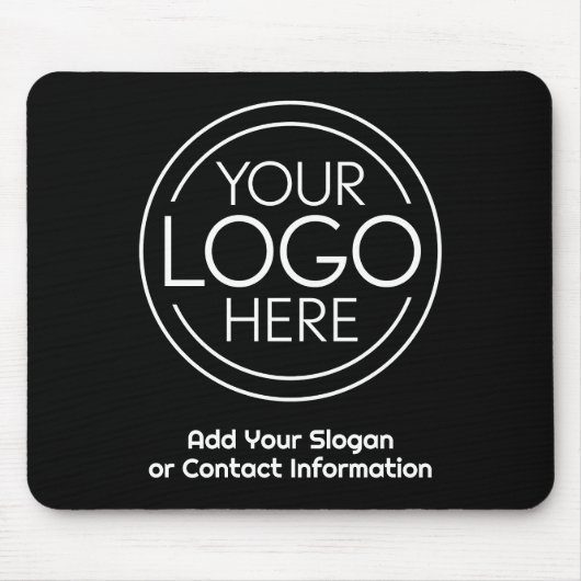 ロゴビジネスのミニマル企業のリストのモダン追加 マウスパッド (正面)