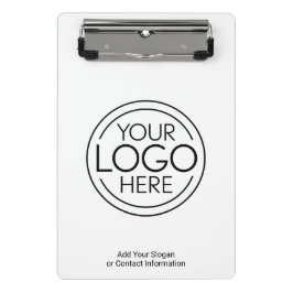 ロゴビジネスのミニマル企業のリストのモダン追加 ミニクリップボード