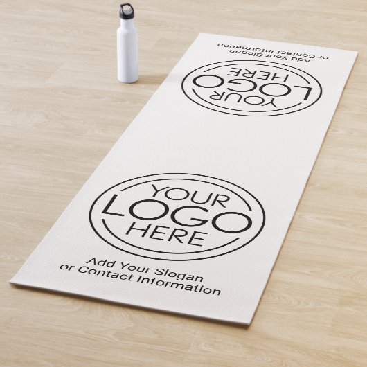 ロゴビジネスのミニマル企業のリストのモダン追加 ヨガマット (インサイチュ)