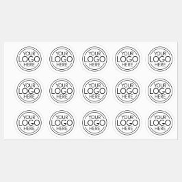 ロゴビジネスのミニマル企業のリストのモダン追加 ラベル