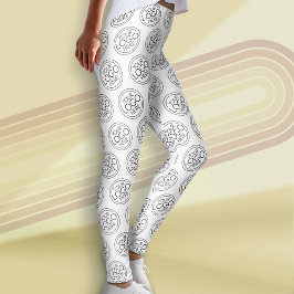 ロゴビジネスのミニマル企業のリストのモダン追加 レギンス