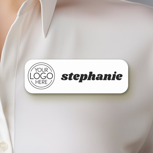 ロゴビジネスのミニマル企業のリストのモダン追加 名札