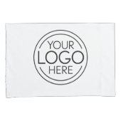 ロゴビジネスのミニマル企業のリストのモダン追加 枕カバー (正面右)