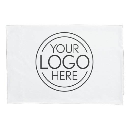 ロゴビジネスのミニマル企業のリストのモダン追加 枕カバー (正面)