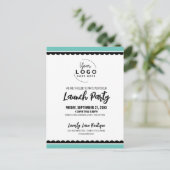 ロゴビジネスの立ち上げパーティー ポストカード (スタンド正面)