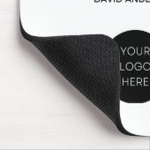 ロゴビジネスコンサルタント会社ミニマルモダンリスト マウスパッド (コーナー)