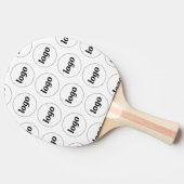 ロゴビジネスパターンのプロモーション 卓球ラケット (横)