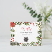 ロゴビジネスフェスティバルクリスマスクライアント シーズンポストカード (スタンド正面)