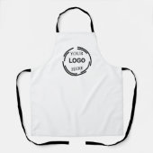 ロゴビジネスモダンミニマルデザイン エプロン (正面)