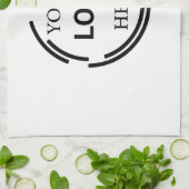 ロゴビジネスモダンミニマルデザイン キッチンタオル (折り畳み)