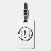 ロゴビジネスモダンミニマルデザイン ラゲッジタグ (正面縦)