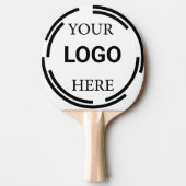 ロゴビジネスモダンミニマルデザイン 卓球ラケット (正面)